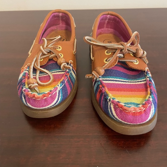 Women’s Sperry Top-Sider Rainbow Slip-on Boat Shoe Loafer - Picture 3 of 7